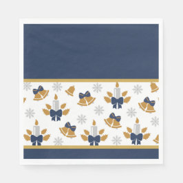 Weihnachtskerzen Serviette