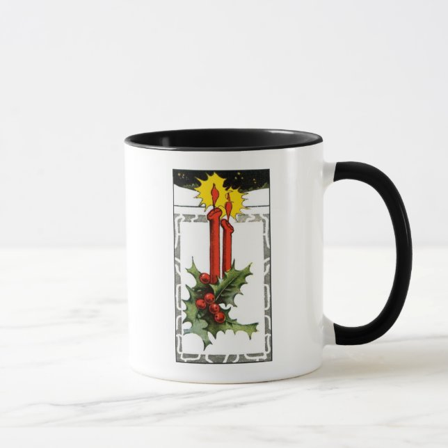 Weihnachtskerzen Tasse (Rechts)