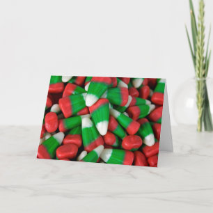 Weihnachtskerzenmais Feiertagskarte