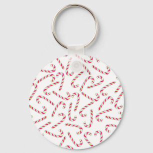 Weihnachtskerzenmuster Schlüsselanhänger