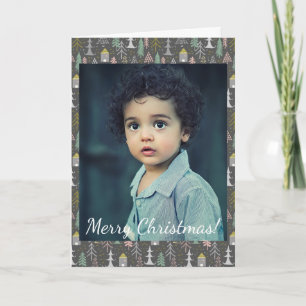 Weihnachtskhalkboard Weihnachtsbaumen Foto