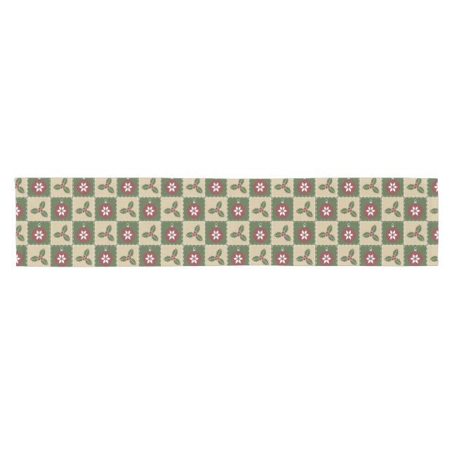 Weihnachtskicker Kurzer Tischläufer (Horizontal)