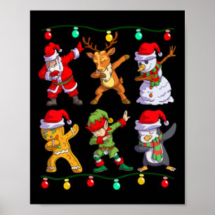Weihnachtskids Jungs Männer trocken Santa Elf Dei  Poster