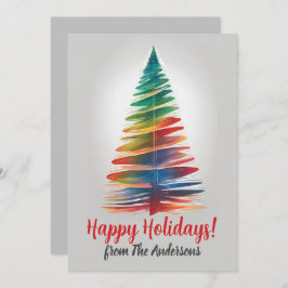 Weihnachtskiefer 11, Frohe Weihnachten, Grußkarte Einladung