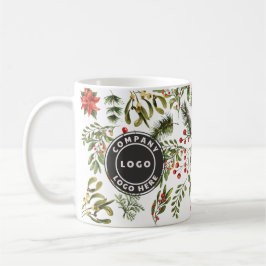 Weihnachtskiefer Rote Berries Botanische Schriften Kaffeetasse