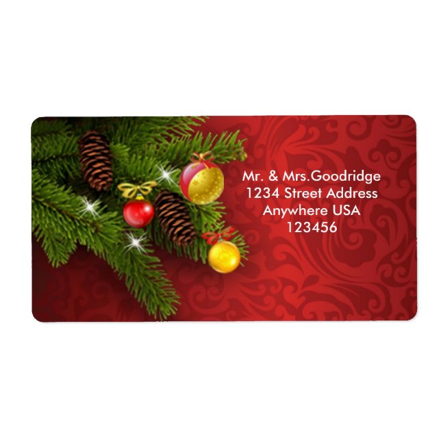 Weihnachtskiefer, Zapfen und Bausteine (Vorne)