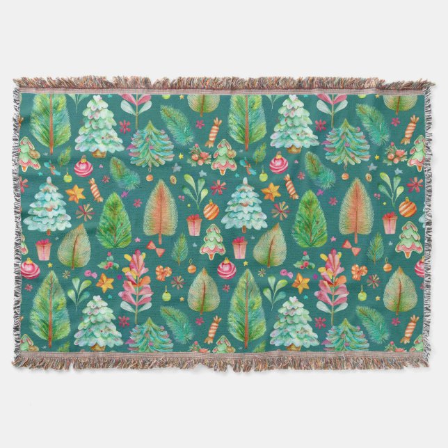 Weihnachtskiefern Decke (Vorderseite)