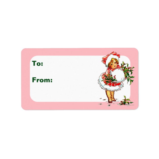 Weihnachtskind Adressaufkleber (Vorne)