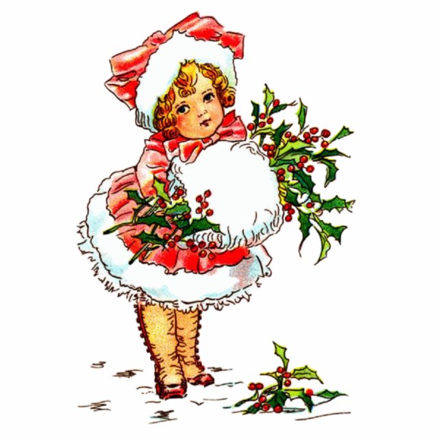 Weihnachtskind Fotoskulptur Ornament (Vorne)