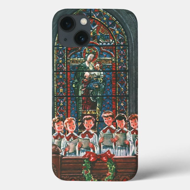 Weihnachtskinder aus dem 19. Jahrhundert Gesang in Case-Mate iPhone Hülle (Rückseite)