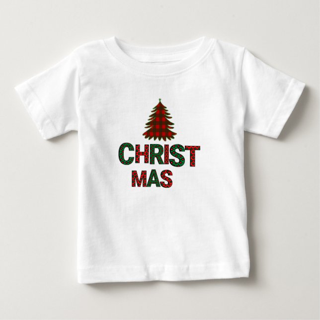 Weihnachtskinder Baby T-shirt (Vorderseite)