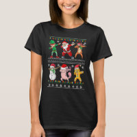 Weihnachtskinder Jungen Männer Dabbing Santa Elf H
