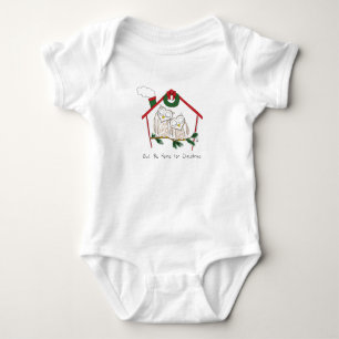 Weihnachtskinder Niedlich Baby Strampler