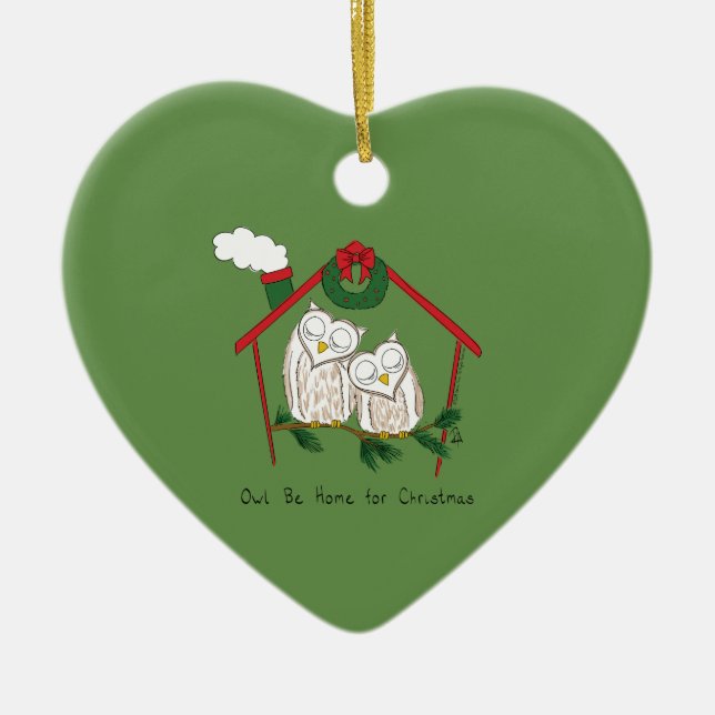 Weihnachtskinder Niedlich Keramik Ornament (Vorne)