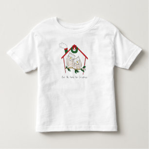 Weihnachtskinder Niedlich Kleinkind T-shirt