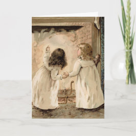 Weihnachtskinder suchen nach Weihnachten