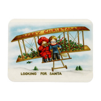 Weihnachtskinder suchen nach Weihnachten Magnet