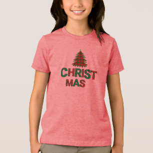 Weihnachtskinder Tri-Blend Shirt