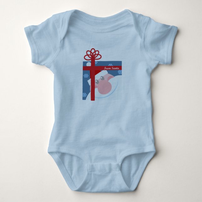 Weihnachtskinderanzug Baby Strampler (Vorderseite)