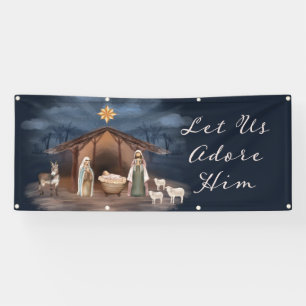 Weihnachtskirche Christlich Banner