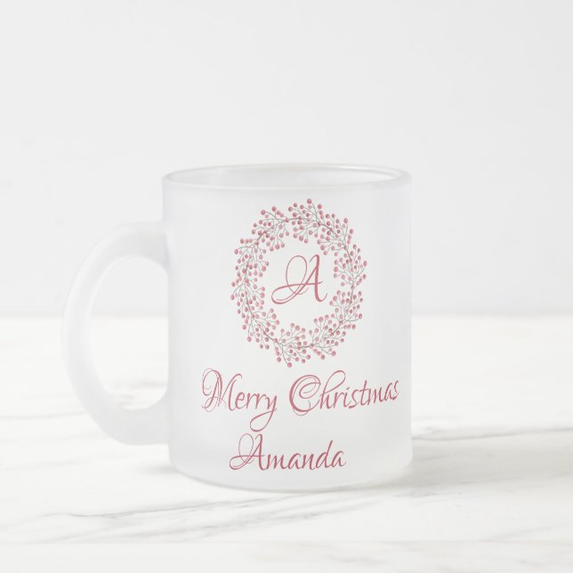 Weihnachtskirsche Mattglastasse (Links)