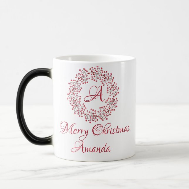Weihnachtskirsche Verwandlungstasse (Links)