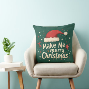 Weihnachtskissen, die Liebe und Glück vermittelt Kissen