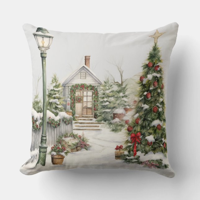 Weihnachtskissen | Elegant Holiday Cushion Kissen (Vorderseite)