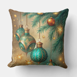 Weihnachtskissen - Retro-Urlaubsplanung Kissen