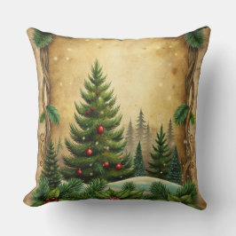 Weihnachtskissen - Retro-Urlaubsplanung Kissen