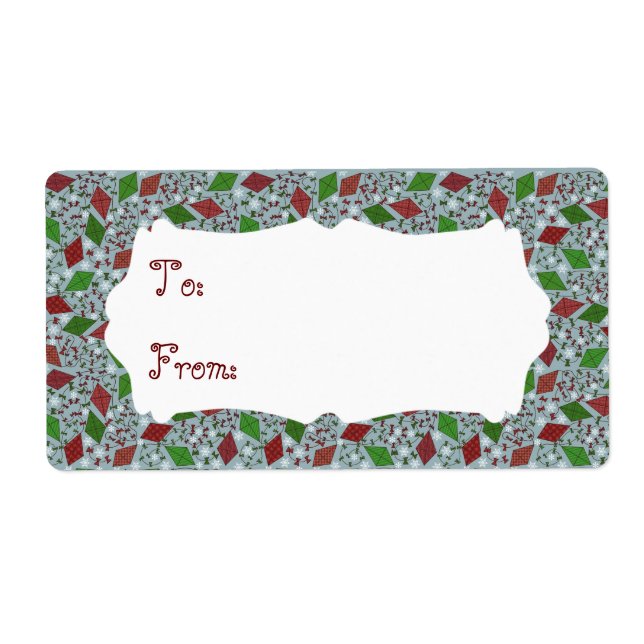 Weihnachtskites, Geschenketiketten (Vorne)