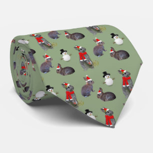 Weihnachtskits Party Krawatte (Light Green)