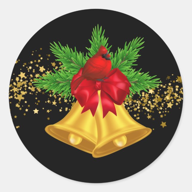 Weihnachtsklammern Stickers (Vorderseite)