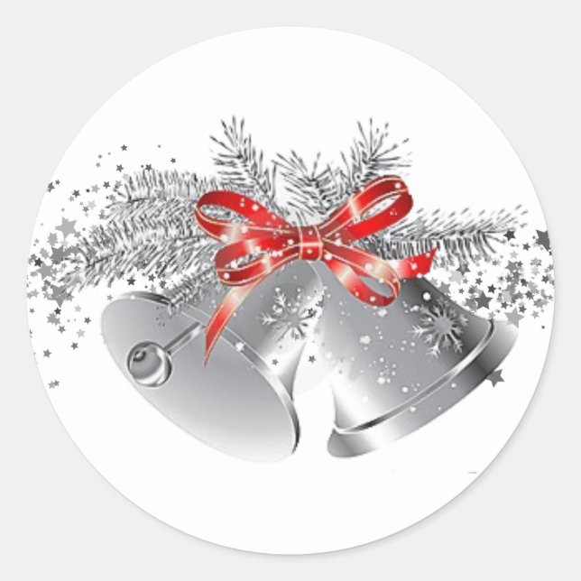 Weihnachtsklammern Stickers (Vorderseite)