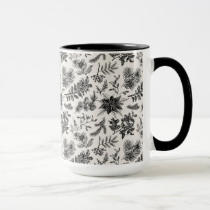 Weihnachtsklassiker im Vintage-Muster Tasse