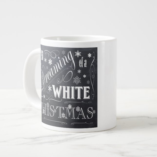 Weihnachtsklatsche Jumbo-Tasse (Vorderseite Links)