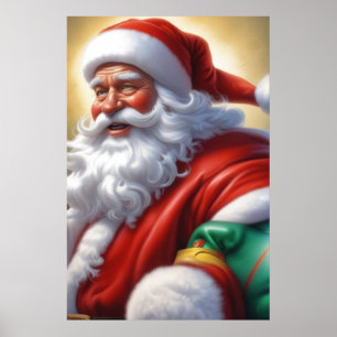 Weihnachtsklauseln Frohe Weihnachten - Neues Jahr Poster