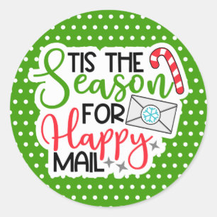 Weihnachtskleber für kleine Unternehmen Runder Aufkleber