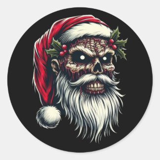 Weihnachtskleber Runder Aufkleber