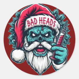 Weihnachtskleber Runder Aufkleber