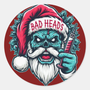 Weihnachtskleber Runder Aufkleber