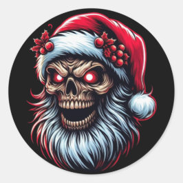 Weihnachtskleber Runder Aufkleber