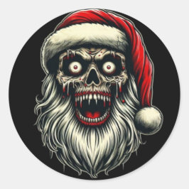 Weihnachtskleber Runder Aufkleber