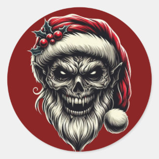 Weihnachtskleber Runder Aufkleber