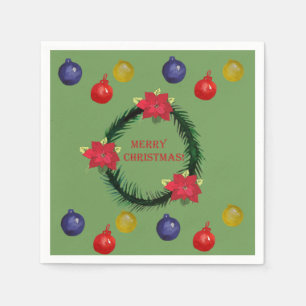 Weihnachtskleider-Dekorative Napkins Serviette
