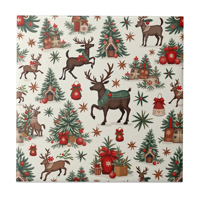 Weihnachtskleider Fliese (Vorderseite)