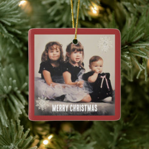 Weihnachtskleider für Töchter Keramikornament
