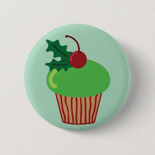 Weihnachtskleiner kuchen button