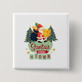Weihnachtsknopf Button