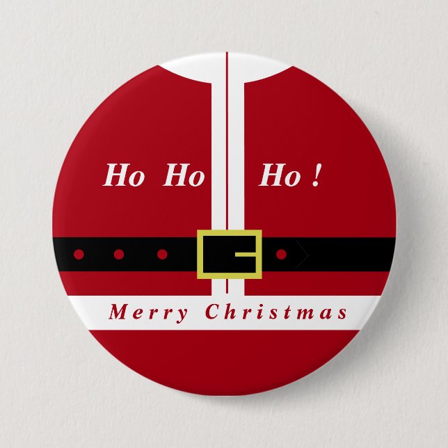 Weihnachtsknopf Funny Weihnachtsgeschenk Button (Vorderseite)